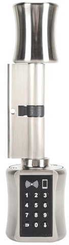 EIMSOAH Cerradura de Puerta de Entrada sin Llave, Uso Versátil, Adecuada para Puerta de Vidrio de Madera, Antirrobo (80 mm/3,15 pulgadas)