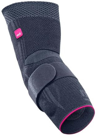 medi Epicomed - Ellenbogenbandage - silber - Größe III - Kompressionsbandage zur Stabilisierung des Gelenks bei Tennisarm oder Golferarm - Beidseitig tragbar