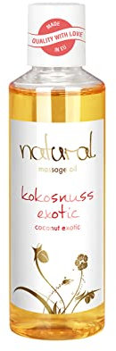 Natural, Massageöl 'Exotic Kokosnuss', natürliche Inhaltstoffe für sinnliche Massagen, Kokos-Duft, 100 ml