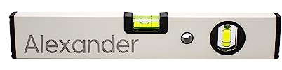 Wasserwaage mit Wunsch-Namen oder Spruch | Richtwaage individuell bedruckt | Maurerwaage personalisiert | Männer Geschenke, Geschenke für Papa, Geburtstagsgeschenk, Gadgets für Männer