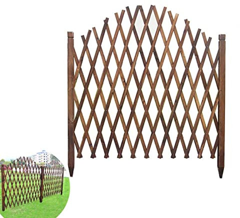 Temporärer tragbarer Hundezaun, ausziehbar, sofortiger Zaun, erweiterbares Garten-Rankgitter, einziehbares Holzgitter für Zuhause, Hof, Garten, Pflanzen, Kletterwand, dekorativ