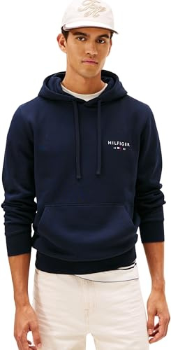Tommy Hilfiger herr Brand Love Small Hilfiger Hoodie Mw0mw41429 Pullover huvtröja