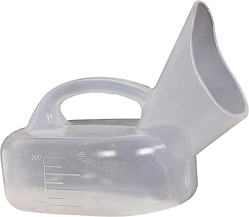 Urinario masculino, Urinario femenino portátil de viaje, botella for orinar, 1000 ml