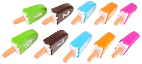 BESPORTBLE Popsicle and Girls Educational Toy for Learning Ice Cream Playset for Toddlers