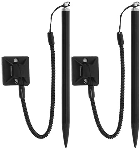 Angoily 2 Stück Resistiver Touchscreen-Stift Mit Federseil Und Basis Eingabestift Für Schreiben Und Zeichnen Präzise Spitze Für Touchscreen-Geräte