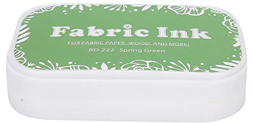 Stempelkissen für Papier, Scrapbooking, Holz und Stoff, Frühlingsgrün, wasserbasierte Tinte, schnell trocknend, ideal für Bastler, Künstler, Lehrer und Enthusiasten