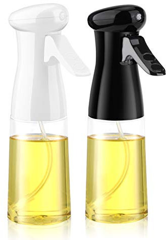 Oil Sprayer Dispenser,Olive Oil Sprayer 7 oz / 210 ml Vinegar Sprayer,Dressing Spray Oil Spray Bottle, for Kitchen, Cooking, BBQ, Baking, Grilling, Roasting, Salad