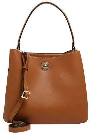 L.CREDI Women's FLIPPA Handbag, Cognac