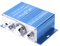 HY - Amplificatore per Auto 2001, Amplificatore Audio Stereo Digitale DC 12V Mini 2 Canali Display Digitale Power Player HiFi Audio Music CD Dvd MP3 FM Player(Blu)