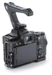 Tilta Kit leggero a mezza gabbia compatibile con Sony A7R V, con accessori di montaggio tramite NATO, scarpa fredda e filettature da 1/4-20 con perni di localizzazione | TA-T46-A (nero)
