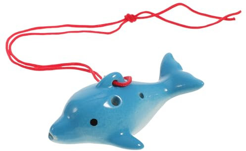 Cabilock Okarina Ocarina Wind Meisterwerk Baby Spielzeug Für Kinder 6-loch-xun Mini Ocarina-liederbuch Mini-spielzeug - Instrument. - ?te. Mund Keramik Xun-instrument Jahrgang Student