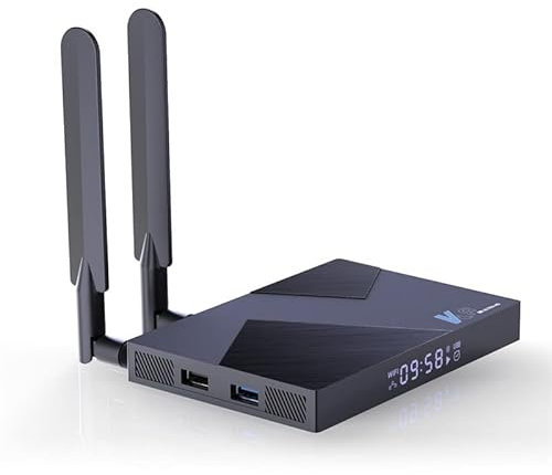 AMITVA Android 12.0 TV Box,H96 Max K8 Smart TV Box 8G RAM 64G ROM RK3588 Quadcore Cortex-A53 CPU/USB 3.0/ Ultra HD 8K /HDR 10+/ Dual Band Wifi 2.4/5.8Ghz /BT 5.0 Set Top Box,4GB+32GB