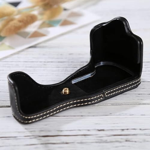 Kamerazubehör 1/4 Zoll Thread PU-Leder-Kamera-halbe Fallbasis für for Canon EOS M3