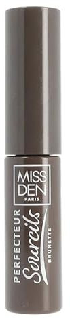 MISS DEN - Perfecteur Sourcils - Mascara Sourcils 3 en 1 - Colore, Densifie et Fixe - À l'Huile d'Argan - Teinte 544 Brunettes