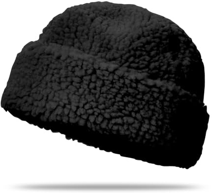 YAMEE Docker Cap Winter Damen Warme,Dockermütze Herren Faltbar,Wintermütze Damen Plüsch Licht Weich,Matrosenmütze,Brimless Hat Rolled Cuff,Beanie Mütze Damen Herbst/Winter(Kappenumfang:58cm)