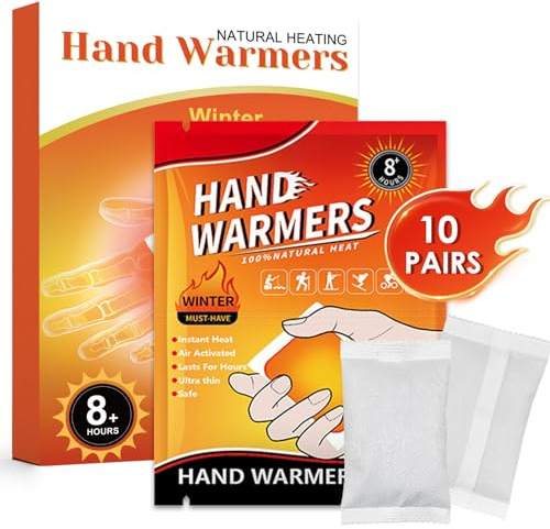 20 Stück Multiwärmer Handwärmer,Taschenwärmer Wärmepads für 8H warme Hände, Taschenheizung,Luftaktivierte Wärmepads, Sofort Einsatzbereit,Gegen Kalte Hände,Extra warmes Heatpad