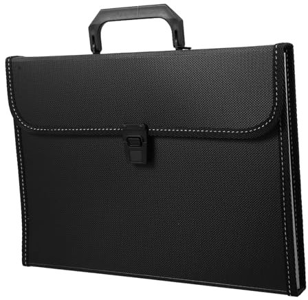 VILLCASE Akkordeon-datei-organizer Mit Fächern Tragbare Dokumentenbox Erweiterbarer Aktenordner Für Büro Und Geschäft Quittungsordner Wasserdichter Aktenaufbewahrungs-organizer