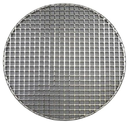 pipisweet Glatter Grill, 16,5–60 cm, rund, SS304 Edelstahl, quadratisches Loch, Grill, Grill, Grill, Grill, Grill, zum Kochen von Fisch, Fleisch, Braten (60 cm)
