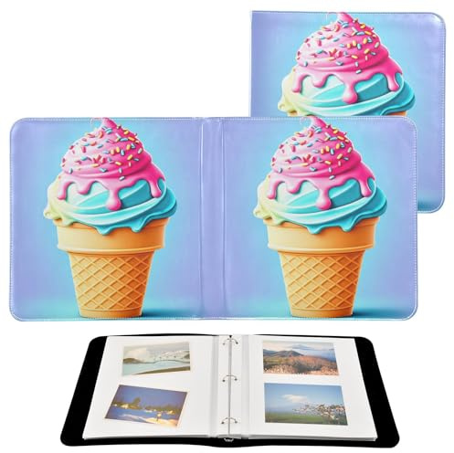 JUMBEAR Grande album fotografico autoadesivo con 20 pagine album fai da te per matrimoni, famiglia, bambini, vacanze, gelato