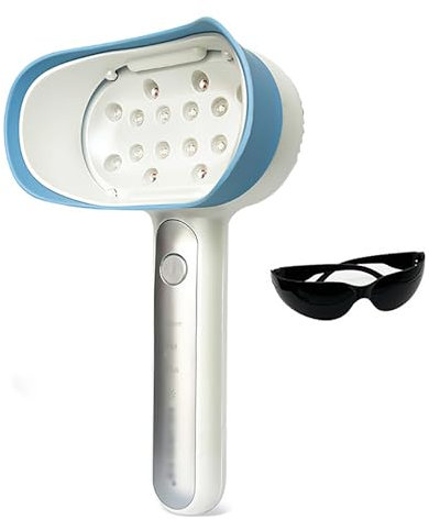 ZDMZR Lampada Sbiancante per Denti a 4 Colori, 16 Perle LED, con Un Paio di Occhiali Protettivi