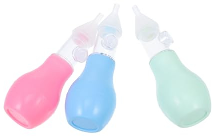 iplusmile 3 Piezas Aspirador Para Limpiador Infantil Ventosa Para Bebes De Colores Surtidos