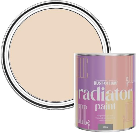 Rust-Oleum Heat-Resistant Radiator Paint in Satin Finish - Eleanor 750ml