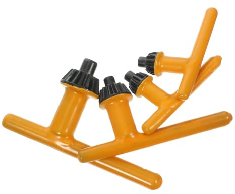 LIFKOME 4 pezzi Chiave Mandrino Trapano con Impugnatura in Gomma Antiscivolo Compatibile con Trapani Pressa Mandrino Strumento per Serraggio Resistente e Versatile