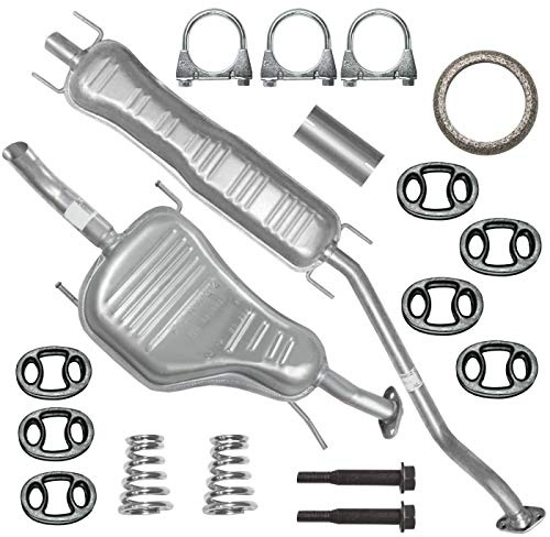 FERROZ Auspuff für Opel Astra G II 2 1998-2009 | Mitteltopf und Endtopf, Motoren: 1.6i -1.8i -2.0i | Limousine