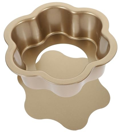 VALICLUD Stampo per Dolci a Forma Fiore Teglia Fondo Rimovibile in Acciaio al Carbonio per Torte Biscotti e Mousse Set Teglie per Cottura