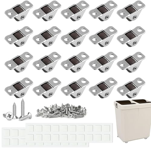20 Stück Möbelrollen Klein, 1,2 cm Kleine Rollen für Möbel Mini Leise Bockrollen mit Klebepunkte Doppelseitig und Schrauben, Kleine Rollen für Kleingeräte, Möbel, DIY-Projekte