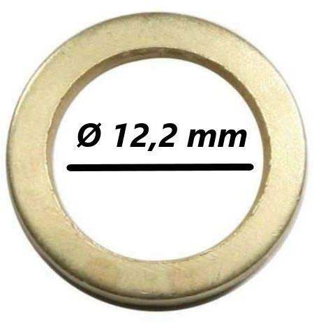 10 Fitschenringe - Außen Ø 17,8 mm/Innen Ø 12,2 mm