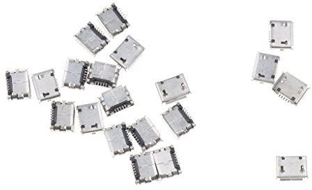 prasku 20Pcs Micro USB Type-B Femelle Prise 5Pin SMD À Souder LW