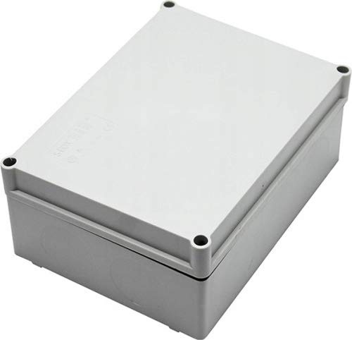SEZ HERMETISCHER Abzweigkasten Verteilerdose Feuchtraum ohne Kabeleinführungen IP66 (120x80x50) Grau
