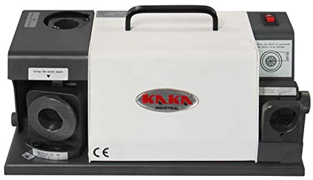 KAKA INDUSTRIAL Drill Bits Sharpener, 3-13mm Drill Bit Grinder Sharpener, 11 Collets Portable Bit Sharpener, 90°-140° Point Angle,CBN and SDC Wheel, CNC Router Drill Grinding Sharpening Machine TX-Z13
