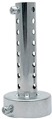 TOTMOX 1 x 60 mm Universal-Auspuffschalldämpfer für Motorrad, DB Killer 60 mm – Silber