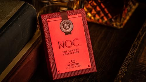 Murphy's Magic Supplies, Inc. NOC (Rot) The Luxury Collection Spielkarten von Riffle Shuffle x The House of Playing Cards, tolles Geschenk für Kartensammler