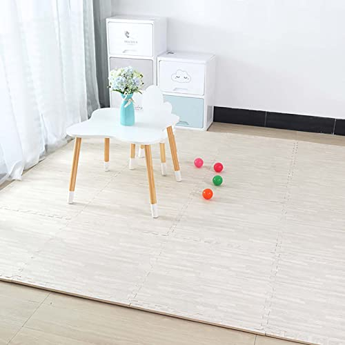 JYHCD Schaumstoff-Bodenturnmatten, Schutzmatten Set - 6/8/9 Matten,60X60x1,2 cm, PE Schaumstoff, rutschfeste Puzzlematte Fitness, Unterlegmatte, Trainingsmatten, Yogamatte,Fitnessmatte,G,9Pcs