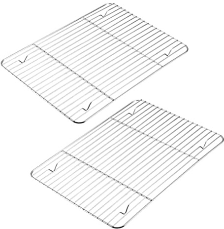 Kylgrill, kök, grillställ, kylställ, nät, rostfritt stål, galler, trådställ för matlagning, rostning, torkning, grillning (26 x 20 cm)