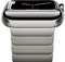 NewWays 38mm 40mm 41mm 42mm(Serie 10) Kompatibel mit Apple Watch Armband,Edelstahl Gliederarmband Ersatzarmbänder Geeignet für iWatch Series 10/9/8/7/6/5/4/3/2/1/SE,Titan