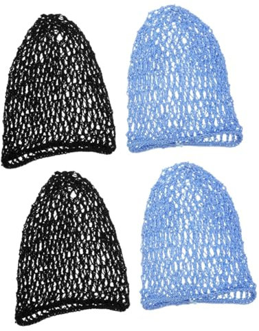 SOIMISS 4stücke Haarnetz Für Damen Atmungsaktive Und Elastische Schlafhaube Geeignet Für Lange Haare Für Nachtpflege Und Frisuren Mit Feiner Verarbeitung