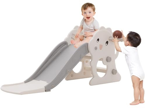 Toddler Slide, Baby Slide Climber Playset, Indoor and Outdoor Playground for Kids