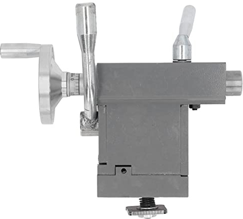 Mini Lathe Tailstock, Adjustable Mutifunctional Tailstock Live Center, Live Revolving Center Lathe Parts Accessories with 2 Handles for Wood and Metal Lathe CNC Work