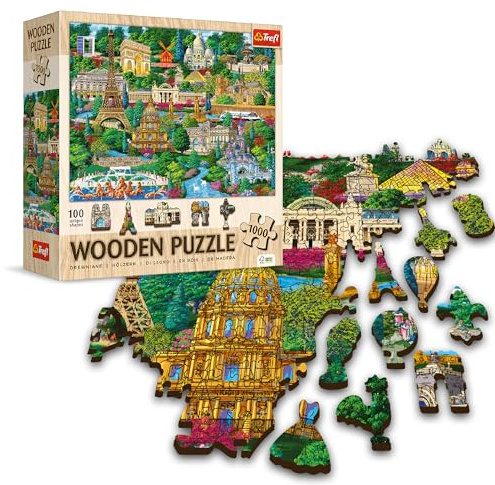 Holz Puzzle 1000 - Frankreich Entdecken