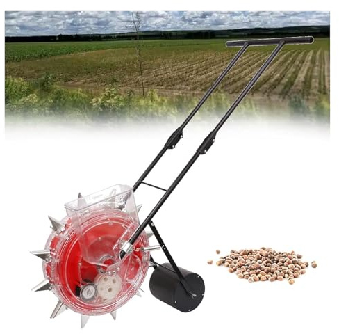 SFQEVHRZ Garden planter， Precision Manual Seeder Machine with 12 Sowing Ports Precision Seeder Row Planter Garden Spreaders for Gardening