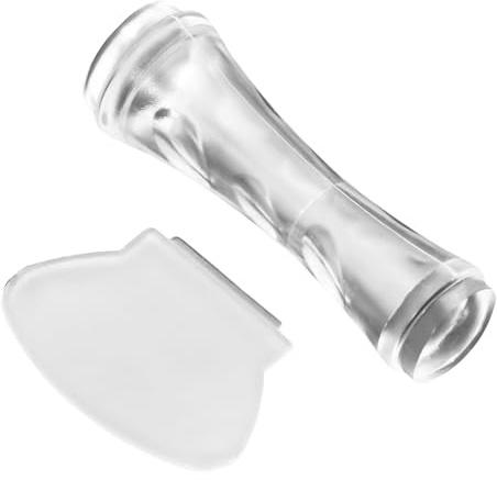 Doppelseitiger Nagelkunststempel, französische Spitze, Nagelstempel, Gelee-Nägel, Stempel, Silikon-Nägel, Maniküre, Werkzeug, französische Spitze, Stempel, doppelseitig, Kunststempel, Silikonstempel