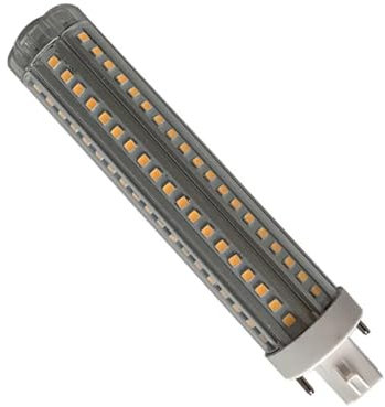 JCKJWL Ampoule LED épis de maïs E14 E27 2 broches 4 broches 9 W 12 W 15 W GX24 éclairage PL horizontal 120 lm/lm Éclairage de grande surface(Warm White,G24D_12W)