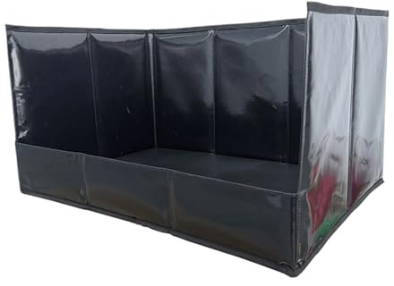Litière pour Chien | Toilette Portable Pliable et Étanche | Bac à Urine à Hauts Bords pour Chien d'Intérieur,pour Maison Appartement Salon Intérieur Extérieur Balcon Terrasse Nettoyage Facile