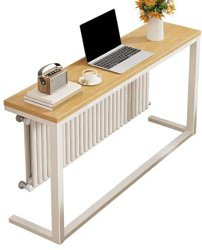 Mensola Copritermosifone Moderno Copri Termosifone Decorativa per Radiatori Superficie Occupata 0,2m² Mensola Termosifone Senza Foratura per Casa, Ufficio(Natural,80x15x80cm)