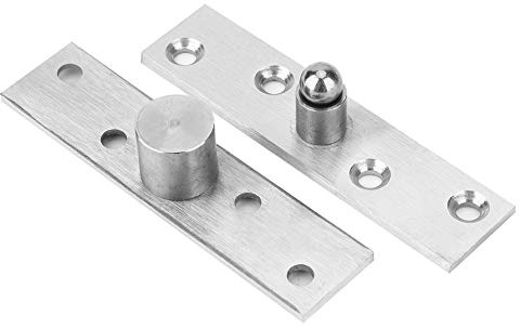 Bisagras Ocultas de Pivote 360°, Acero Inoxidable, 100x24x20mm, Eje Ascendente, Alta Resistencia, Paquete de 2, para Puerta Ventana