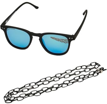 Urban Classics Unisex TB3380 Solglasögon, Svart, Blå, one size